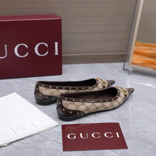Replica Gucci Flat Shoes For Women #1472972 $118.00 USD for Wholesale