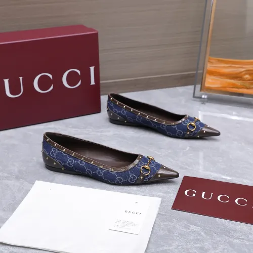 Replica Gucci Flat Shoes For Women #1472973 $118.00 USD for Wholesale