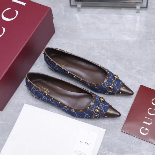 Replica Gucci Flat Shoes For Women #1472973 $118.00 USD for Wholesale