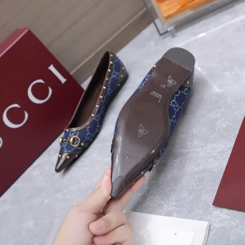 Replica Gucci Flat Shoes For Women #1472973 $118.00 USD for Wholesale