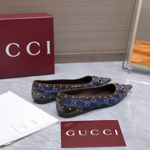 Replica Gucci Flat Shoes For Women #1472973 $118.00 USD for Wholesale
