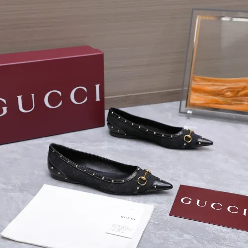 Replica Gucci Flat Shoes For Women #1472974 $118.00 USD for Wholesale
