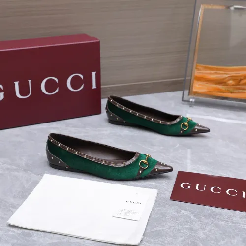 Replica Gucci Flat Shoes For Women #1472975 $118.00 USD for Wholesale