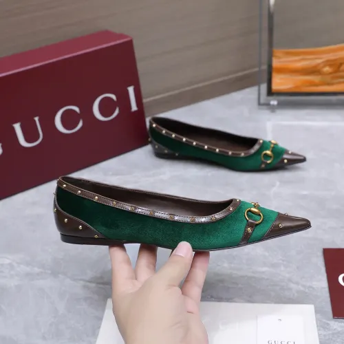 Replica Gucci Flat Shoes For Women #1472975 $118.00 USD for Wholesale