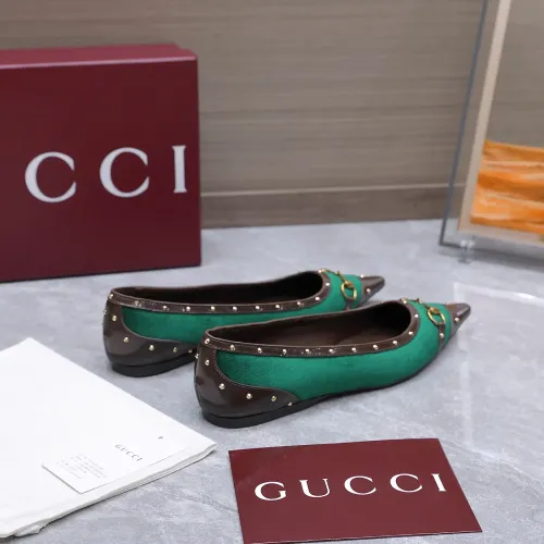 Replica Gucci Flat Shoes For Women #1472975 $118.00 USD for Wholesale
