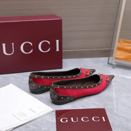Replica Gucci Flat Shoes For Women #1472976 $118.00 USD for Wholesale