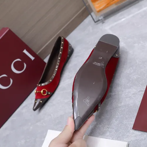 Replica Gucci Flat Shoes For Women #1472976 $118.00 USD for Wholesale