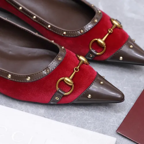 Replica Gucci Flat Shoes For Women #1472976 $118.00 USD for Wholesale