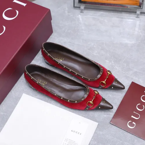 Replica Gucci Flat Shoes For Women #1472976 $118.00 USD for Wholesale