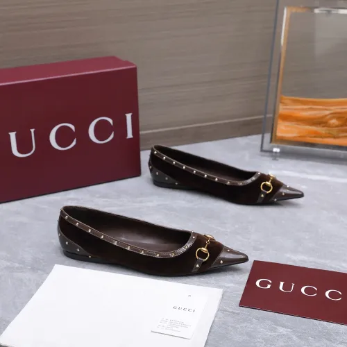 Replica Gucci Flat Shoes For Women #1472977 $118.00 USD for Wholesale