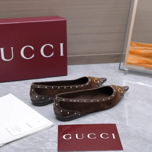 Replica Gucci Flat Shoes For Women #1472977 $118.00 USD for Wholesale