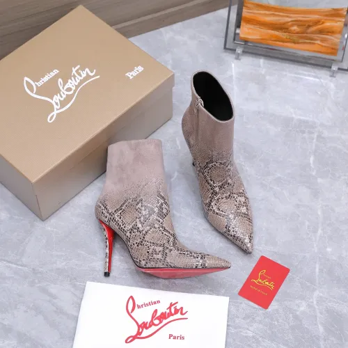 Replica Christian Louboutin Boots For Women #1472984 $150.00 USD for Wholesale