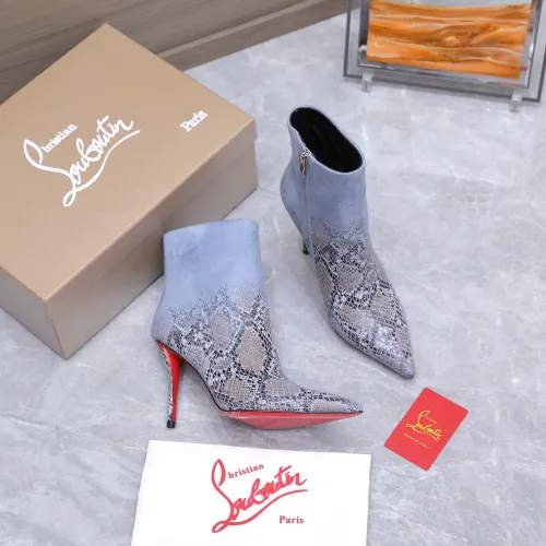 Replica Christian Louboutin Boots For Women #1472985 $150.00 USD for Wholesale