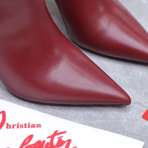 Replica Christian Louboutin Boots For Women #1472987 $150.00 USD for Wholesale