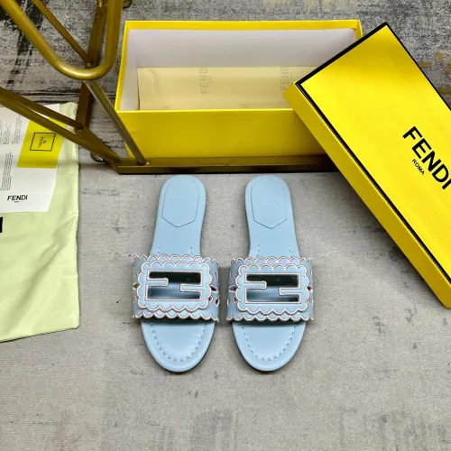 Replica Fendi Slippers For Women #1473003 $88.00 USD for Wholesale