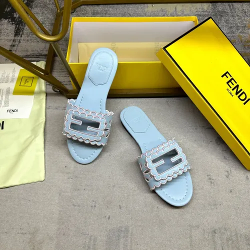 Replica Fendi Slippers For Women #1473003 $88.00 USD for Wholesale