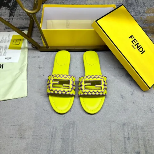Replica Fendi Slippers For Women #1473005 $88.00 USD for Wholesale