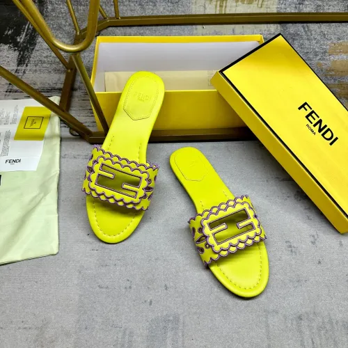 Replica Fendi Slippers For Women #1473005 $88.00 USD for Wholesale