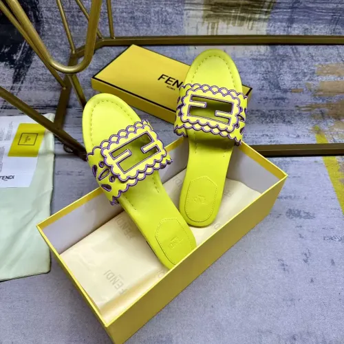 Replica Fendi Slippers For Women #1473005 $88.00 USD for Wholesale