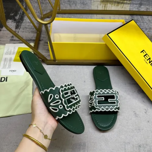 Replica Fendi Slippers For Women #1473006 $88.00 USD for Wholesale