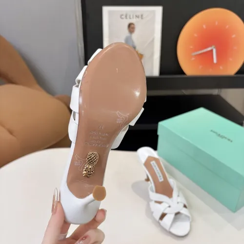 Replica AQUAZZURA Slippers For Women #1473025 $88.00 USD for Wholesale