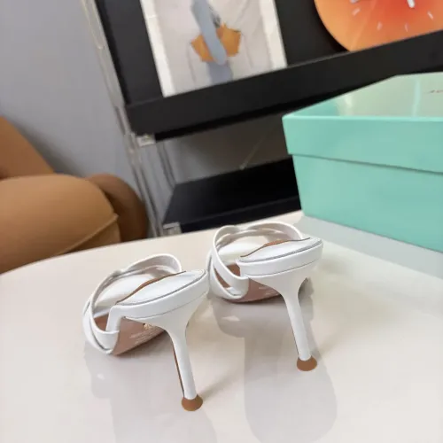 Replica AQUAZZURA Slippers For Women #1473025 $88.00 USD for Wholesale