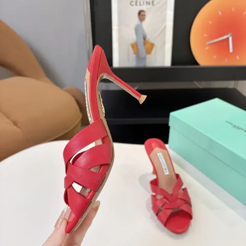 Replica AQUAZZURA Slippers For Women #1473029 $88.00 USD for Wholesale
