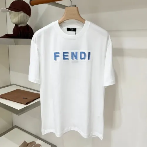 Cheap Fendi T-Shirts Short Sleeved For Unisex #1473200, $$41.00 USD On Fendi T-Shirts