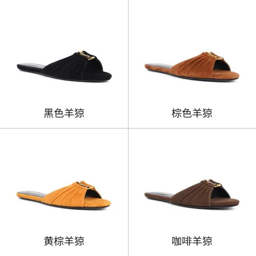 Replica Yves Saint Laurent YSL Slippers For Women #1473306 $88.00 USD for Wholesale