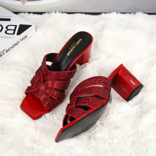 Replica Yves Saint Laurent YSL Slippers For Women #1473341 $88.00 USD for Wholesale