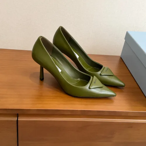 Cheap Prada High-heeled Shoes For Women #1473370, $$105.00 USD On Prada High-heeled Shoes