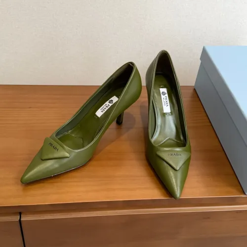 Replica Prada High-heeled Shoes For Women #1473370 $105.00 USD for Wholesale
