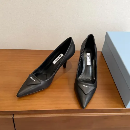 Replica Prada High-heeled Shoes For Women #1473371 $105.00 USD for Wholesale
