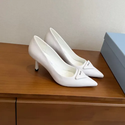 Cheap Prada High-heeled Shoes For Women #1473375, $$105.00 USD On Prada High-heeled Shoes