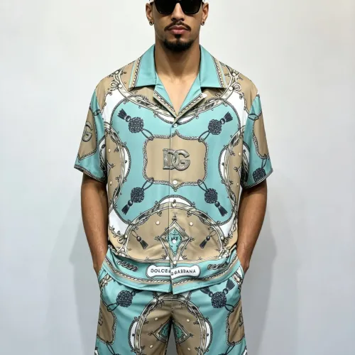 Replica Dolce & Gabbana D&G Tracksuits Short Sleeved For Men #1473527 $76.00 USD for Wholesale