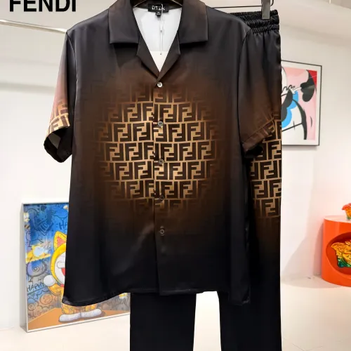 Cheap Fendi Tracksuits Short Sleeved For Men #1473667, $$85.00 USD On Fendi Tracksuits