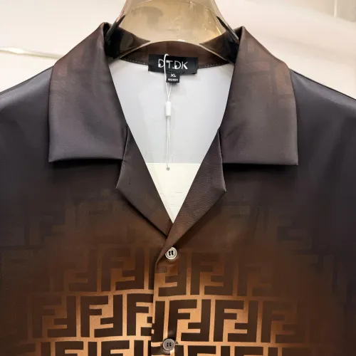 Replica Fendi Tracksuits Short Sleeved For Men #1473667 $85.00 USD for Wholesale