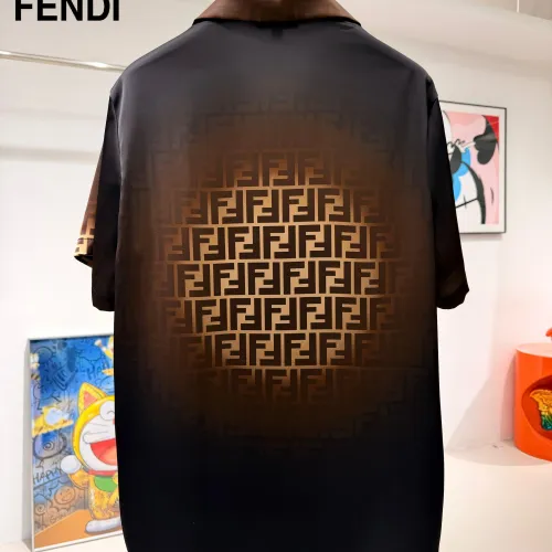 Replica Fendi Tracksuits Short Sleeved For Men #1473667 $85.00 USD for Wholesale