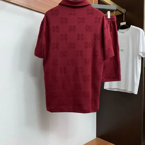 Replica Gucci Tracksuits Short Sleeved For Men #1473697 $82.00 USD for Wholesale