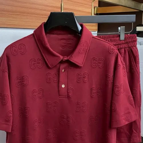 Replica Gucci Tracksuits Short Sleeved For Men #1473697 $82.00 USD for Wholesale