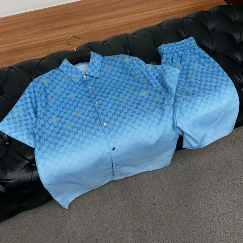 Replica Gucci Tracksuits Short Sleeved For Men #1473699 $82.00 USD for Wholesale