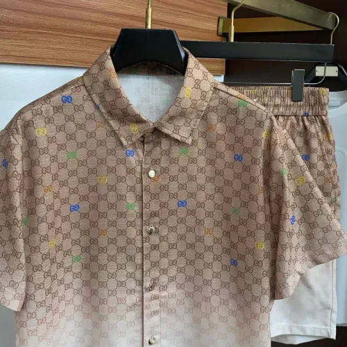 Replica Gucci Tracksuits Short Sleeved For Men #1473701 $82.00 USD for Wholesale