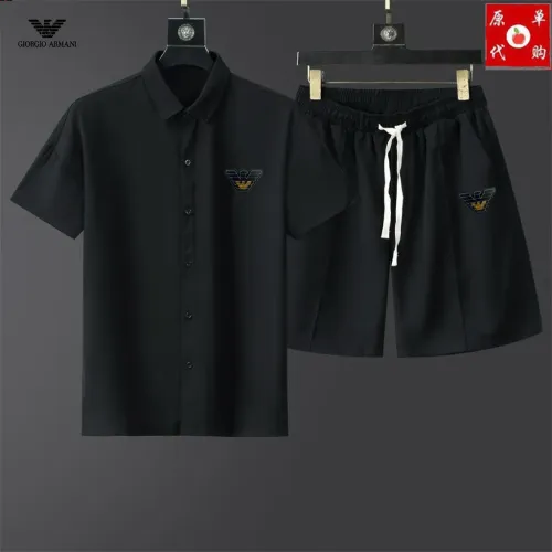 Cheap Armani Tracksuits Short Sleeved For Men #1473909, $$48.00 USD On Armani Tracksuits