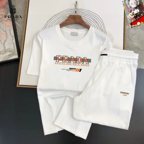 Cheap Prada Tracksuits Short Sleeved For Men #1473936, $$48.00 USD On Prada Tracksuits