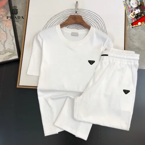 Cheap Prada Tracksuits Short Sleeved For Men #1473960, $$48.00 USD On Prada Tracksuits