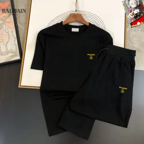 Cheap Balmain Tracksuits Short Sleeved For Men #1473975, $$48.00 USD On Balmain Tracksuits