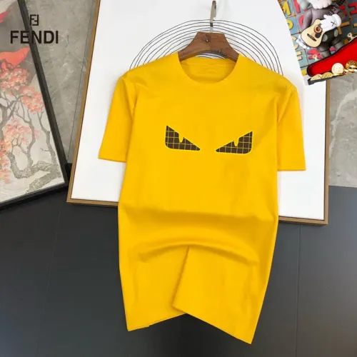 Cheap Fendi T-Shirts Short Sleeved For Unisex #1473981, $$25.00 USD On Fendi T-Shirts