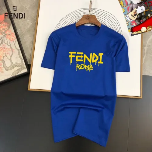Cheap Fendi T-Shirts Short Sleeved For Unisex #1474008, $$25.00 USD On Fendi T-Shirts