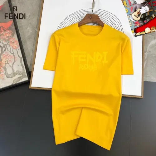 Cheap Fendi T-Shirts Short Sleeved For Unisex #1474011, $$25.00 USD On Fendi T-Shirts