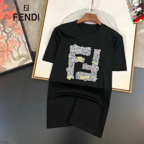 Cheap Fendi T-Shirts Short Sleeved For Unisex #1474028, $$25.00 USD On Fendi T-Shirts